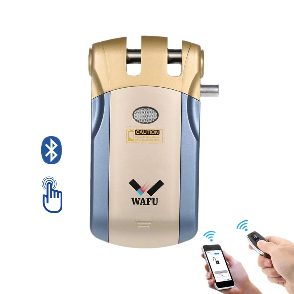 

Electronic Invisible Bluetooth Wireless App Remote Control Touching Unlock Easy Install Security Smart Door Lock