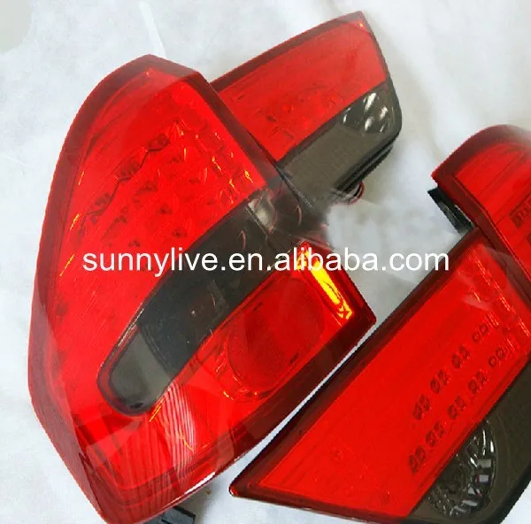 Для bmw для X3 E83 светодиодные задние фонари красные, черные Цвет 2003-2007 года lf