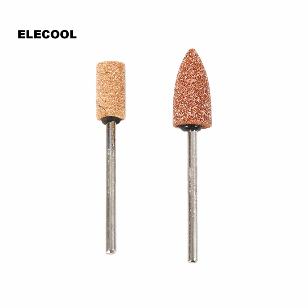 

ELECOOL New Brown Native silicon carbide drill bits Native carborundum silicone carbide Polishing grinder head Replacement