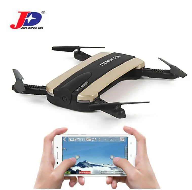 JXD 523 трекер складной мини Rc селфи Дрон HD камера WIFI FPV Вертолет удержание высоты и
