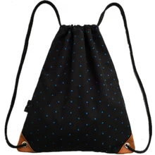 Aosbos холщовый рюкзак на шнурке, прочные спортивные сумки для женщин и мужчин, уличная сумка для фитнеса, тренажерного зала,, с принтом, сумка на шнурке для хранения