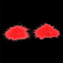 1 пара женское нижнее белье перо бюстгальтер для груди соска декоративные накладки-Стикеры аксессуары 6 цветов