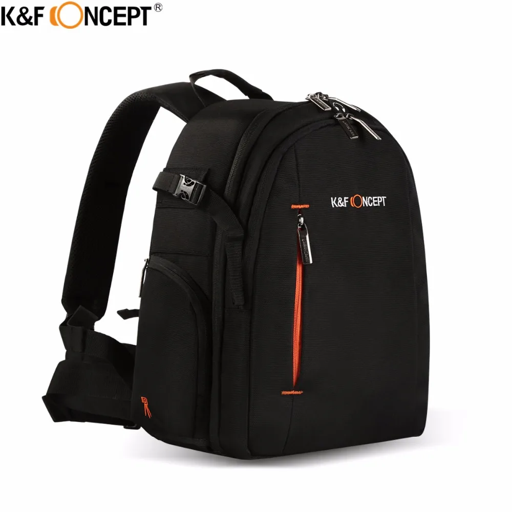 

K&F CONCEPT SLR DSLR Camera Bag Waterproof Multi-functional Shoulder Backpack Hold 1 Camera+5 Lenses For Camera/Travelling