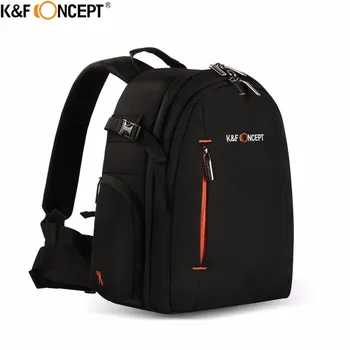 

K&F CONCEPT SLR DSLR Camera Bag Waterproof Multi-functional Shoulder Backpack Hold 1 Camera+5 Lenses For Camera/Travelling