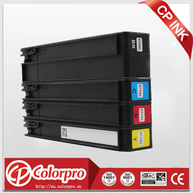CP INK 4PK картридж для HP 970XL 971XL Officejet Pro X576dw X451dn X451dw X476dw X476dn X551dw принтеры|Чернильные