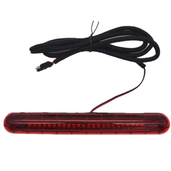 

Car LED Braking Light Plastic Rear Window Lamp Back Adhesive 24 Leds Reversing Lights M8617