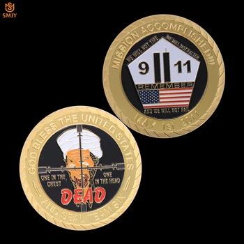 

God Bless The United States, A Non-Currency Gold Plated Colorful Commemorative Challenge Coin Collection Gift