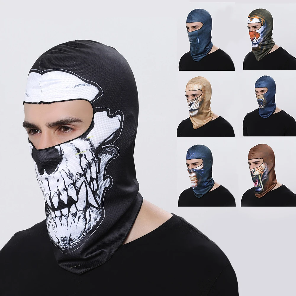 

Motorcycle Face Mask Outdoor Sports UV Protection Neck Face Cover Summer Sunscreen Snowboard Wind Caps Biker Cycling Balaclava