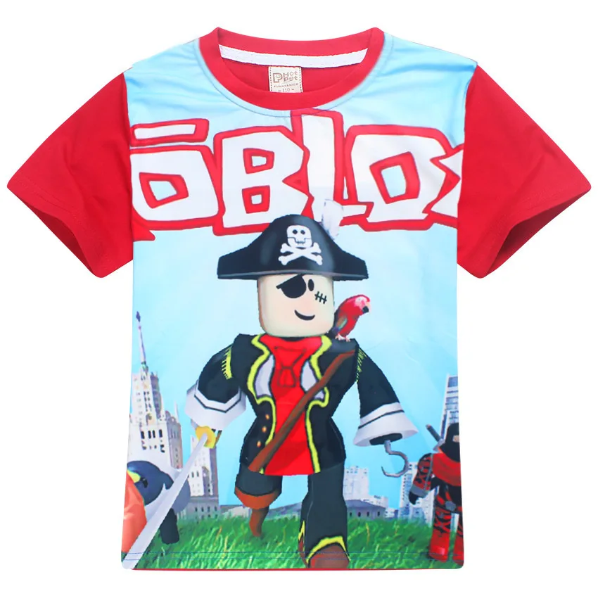 Boys T Shirt Girls Tops Tees Roblox Kids Cotton T Shirt Summer - business suit shirt red roblox
