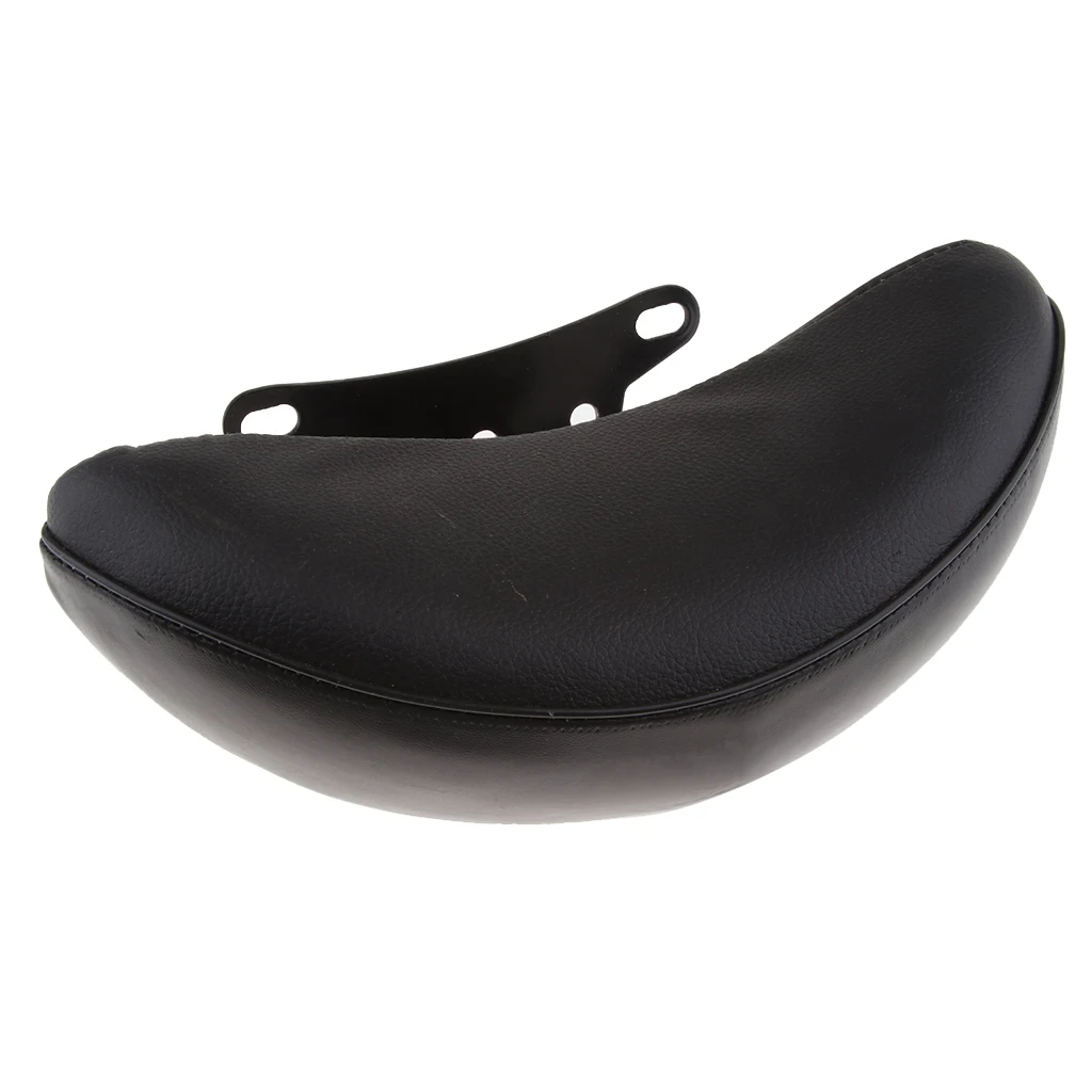 Motorcycle Accessories Universal Black Leather Rear Passenger Backrest Seat Cushion Pad for Touring /Road Street Glides
