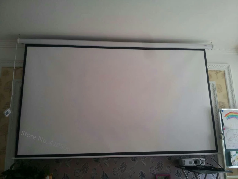 120 Inch 16 to 9 motorized screen pic 9