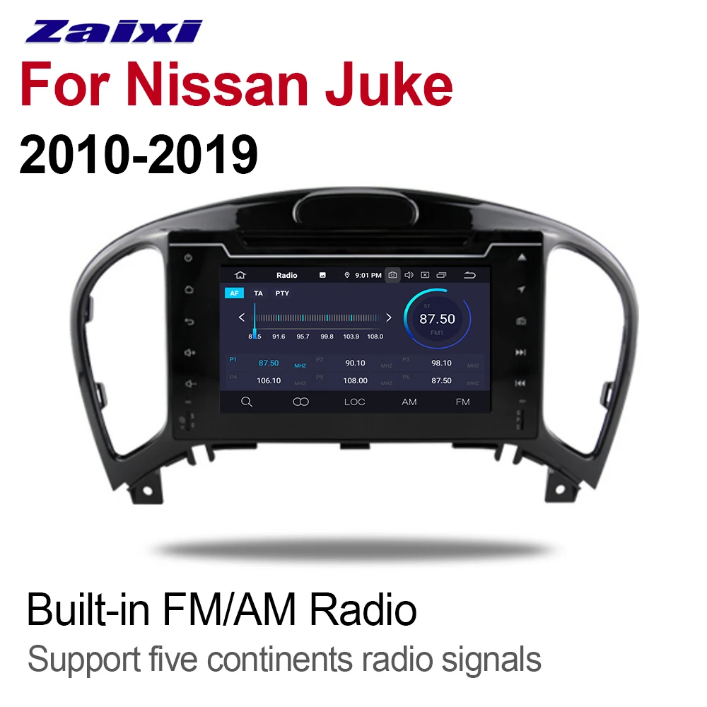 Clearance ZaiXi 7" Android Car Multimedia player 2 Din WIFI GPS Navigation Autoradio For Nissan Juke 2010~2019 touch screen Bluetooth 4