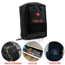 Portable Military First Aid Kit Empty Bag Bug Out Bag Water Resistant For Hiking Travel Home Car Emergency Treatment IFAK