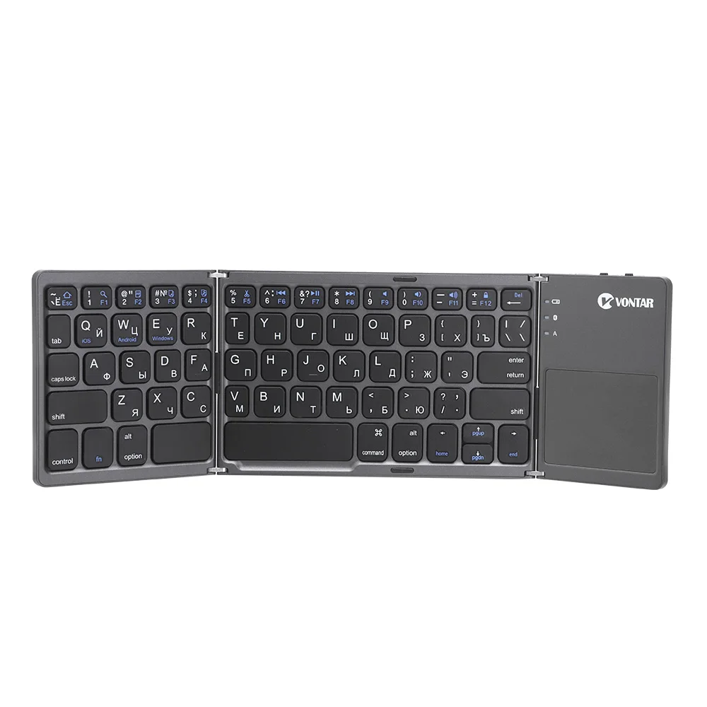 10 шт. Беспроводная складная клавиатура с русской раскладкой|bluetooth keyboard|keyboard