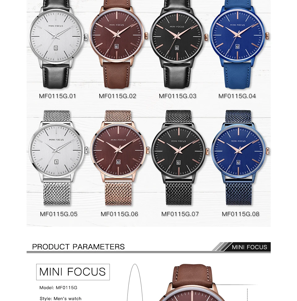 Мини фокус простые кварцевые часы мужские кожаные повседневные водонепроницаемые Модные повседневные мужские наручные часы бизнес ультра тонкие Montre Homme