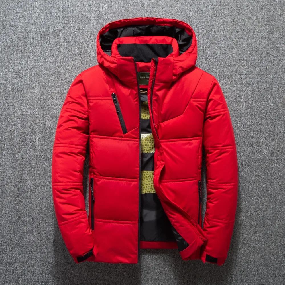 

2018 Winter Warm Down Jacket Men Down Coats Man Fashion Casual Outwear Plus Size