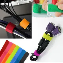 10 шт./лот кабельные стяжки организатор намотки держатель провода держатель стол наборы A11-10PC