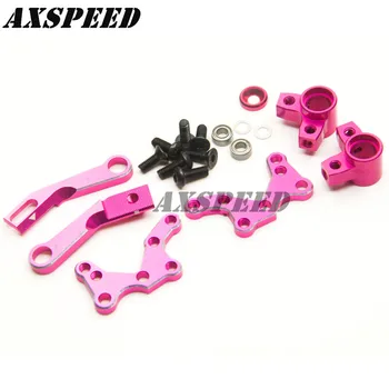 

1/10 RC Car Adjustable Aluminum Steering System Set for Sakura D4 AWD RWD BLK
