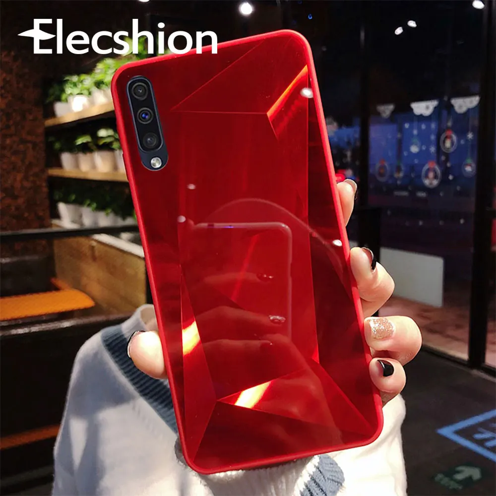 

3D Diamond Case For SamSung Galaxy S7 S8 S9 S10 Plus A50 J7 Luxury Mirror Glossy Back Cover For Samsung Galaxy Note 8 9 S7 Edge