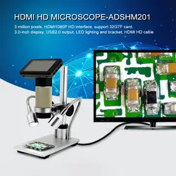 HDMI цифровой микроскоп с дальним расстоянием 3 мега USB микроскоп для ремонта мобильных телефонов паяльный инструмент BGA Smt часы