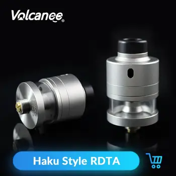 

Volcanee ShenRay Haku Riviera Style RDTA Refillable Atomizer Tank 316 Stainless Steel with BF PIN for Vap4 Electronic Cigarette