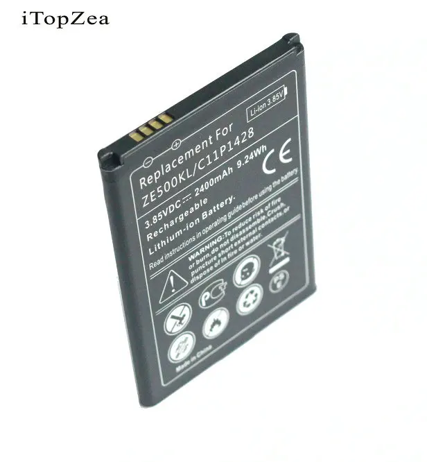 ITopZea Новый 1 шт. 2400mAh / 9.24Wh C11P1428 Сменный аккумулятор для Asus Zenfone 2 Zenfone2 Laser ZE500KG