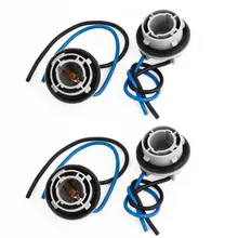 Practical Vehicle Car Plastic Pre-wired Reverse Light Lamp Socket 1156 x 4