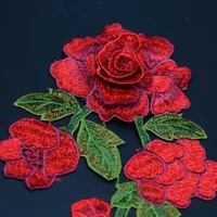 Buy 3D Mulity Colorful Flowers Sew On Patches Embroidery Patches Online - Image 3