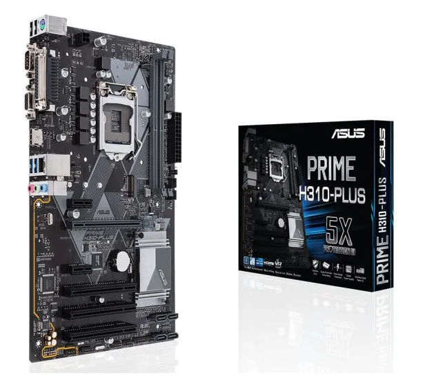 

Asus PRIME H310-PLUS desktop computer motherboard ATXmotherboard