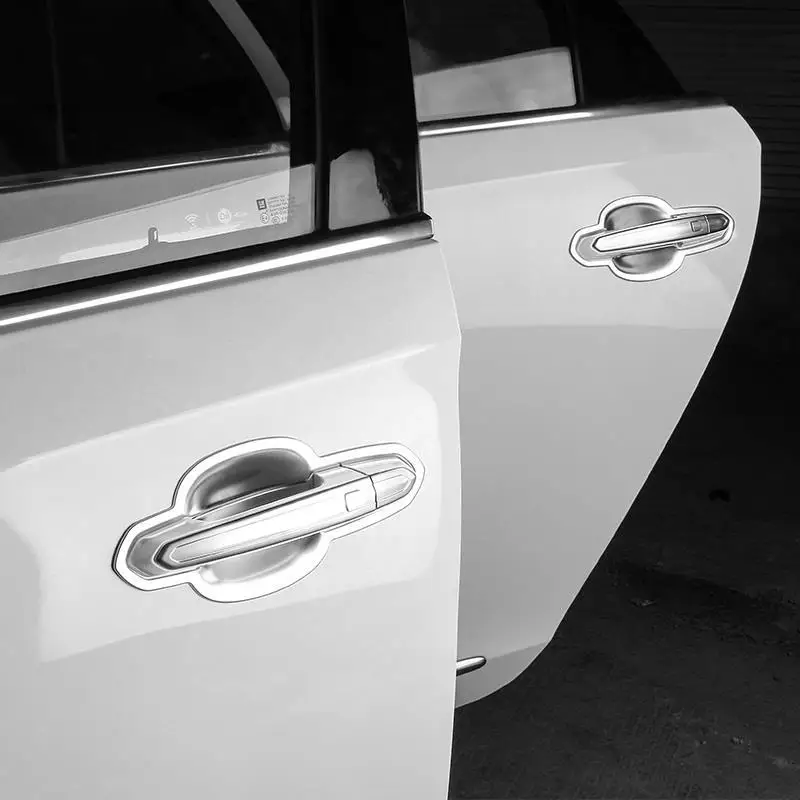 

Car Foot Pedal Door Handle Rear Panels Exterior Promote Decorative Automobile Mouldings Sticker Strip 18 19 FOR Cadillac XT5