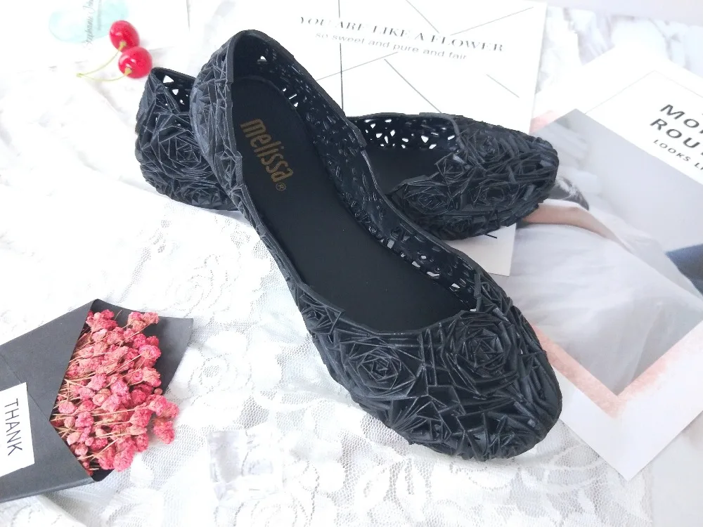 Mini Melissa/женские прозрачные сандалии на полой подошве; коллекция года; женские сандалии; дышащие сандалии для родителей и детей; женская обувь; высокое качество