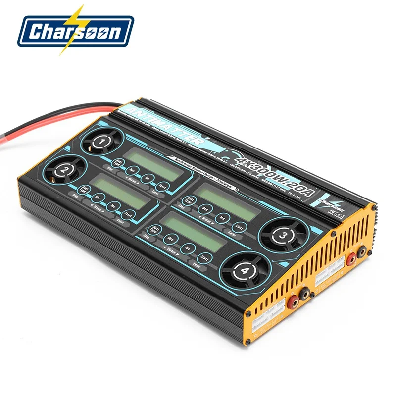 

Charsoon Antimatter 4X300W 20A Synchronous Balance Charger Discharger For LiPo / LiFe / NiCd / PB Battery for RC Models Power