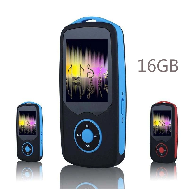2018 Originální RUIZU X06 Bluetooth4.0 Sport MP3 hudební přehrávač 16 GB 1,8 palcový displej 100hodinový vysoce kvalitní bezztrátový rekordér Walkman