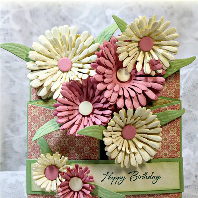 

Eastshape Flower Dies Metal Cutting Dies Scrapbooking Bouquet Leaf Die Cut for Card Making Craft Dies Embossing DIY New 2019