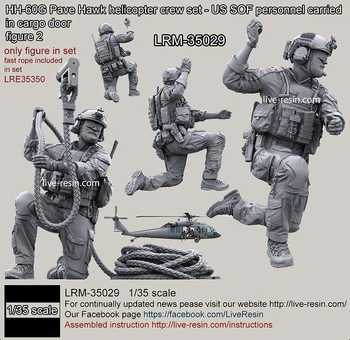 

1/35 Modern U.S. Navy Seal Rangers Pull-rope Posture Resin Soldier LRM-35028