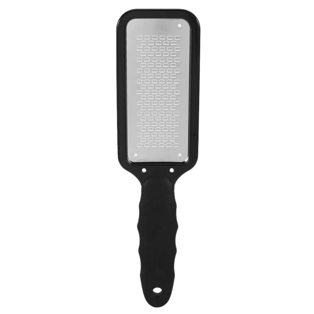 

1PCs Dual Sided Black Flat Mental Pedicure Foot Rasp Hard Dead Skin Callus Remover Sanding Pumice Grinding Feet File Care Tool