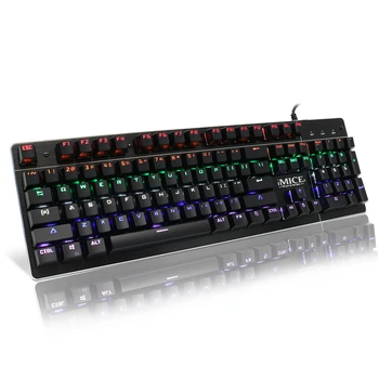 Mechanical Keyboard Backlit Gaming Keyboard RGB PC Gamer Keyboard Mechanical Keycap Computer Ergonomic Game Keyboards For Dota Mechanical Keyboard Backlit Gaming Keyboard RGB PC Gamer Keyboard Mechanical Keycap Computer Ergonomic Game Keyboards For Dota