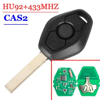 

Free shipping(1 piece)3 buttons 433mhz Remote Key for BMW 3 5 7 series X3 with PCF7942-44 Chip CAS2 system