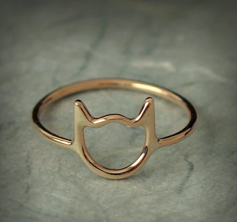 yiustar Simple Deer Antler ring women Animal women finger rings party gift