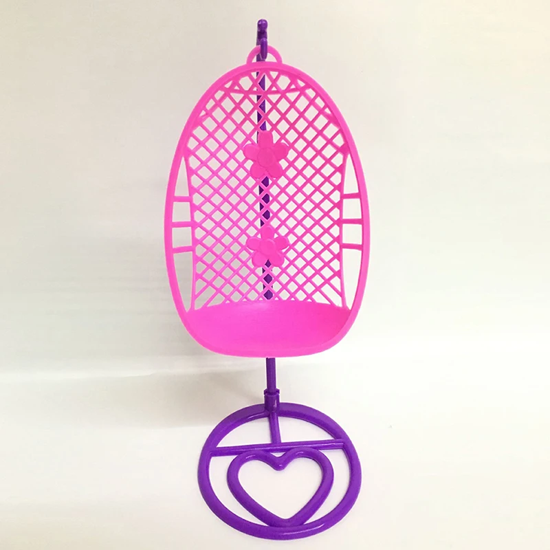 

Plastic Swing Chair For Doll Kid's Play House Toys Handmade Dollhouse Miniature Furniture Toys Doll House Decoration