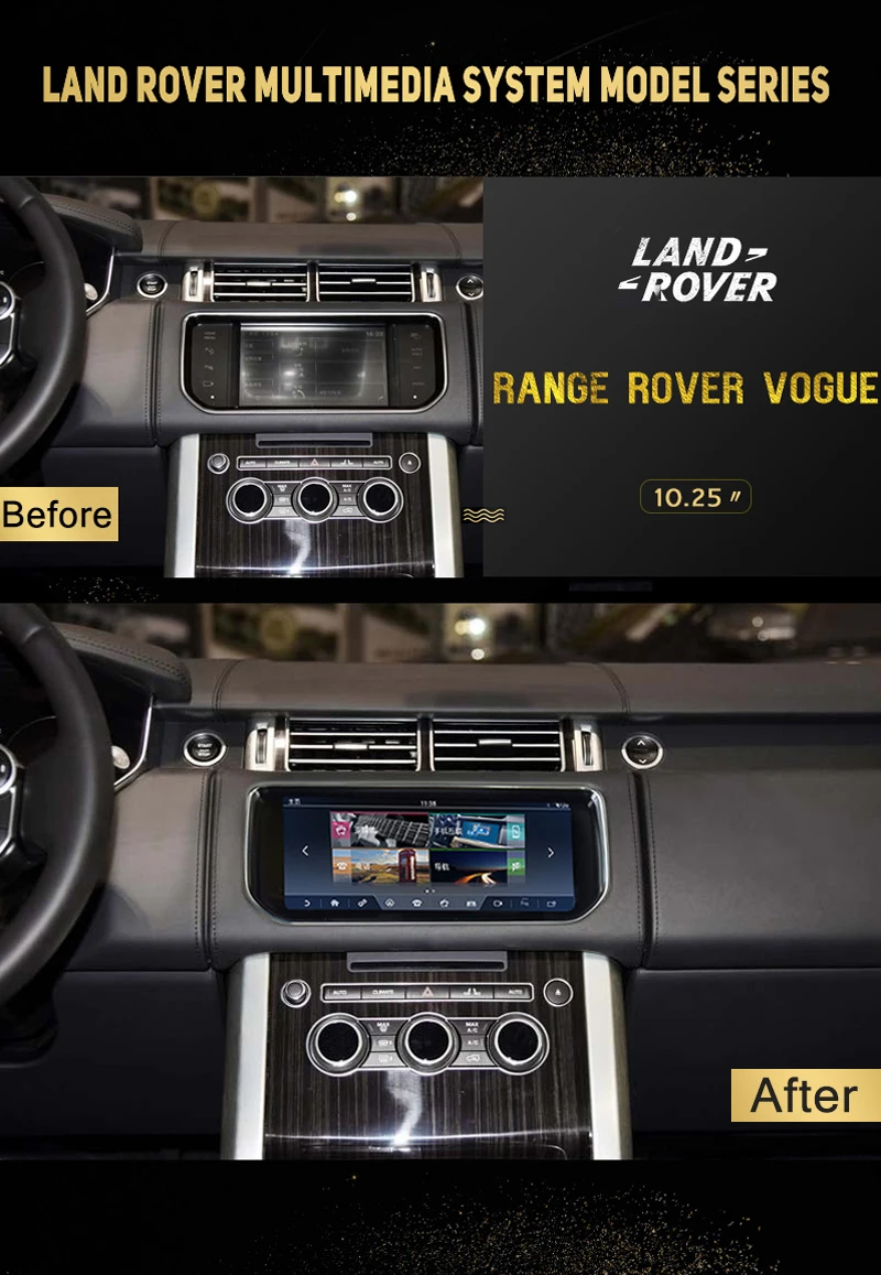 Мультимедийная навигация NVTECH gps для RANGE ROVER VOGUE Dashboard Android 7,1 Bluetooth ram+ rom 2+ 32GB плеер 10,25 ''2013