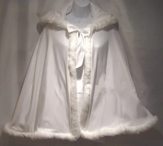 Price Winter 2018 Bride Wedding White Furry Shawl Wedding Garment Supplementary Cloak Factory Direct Sale