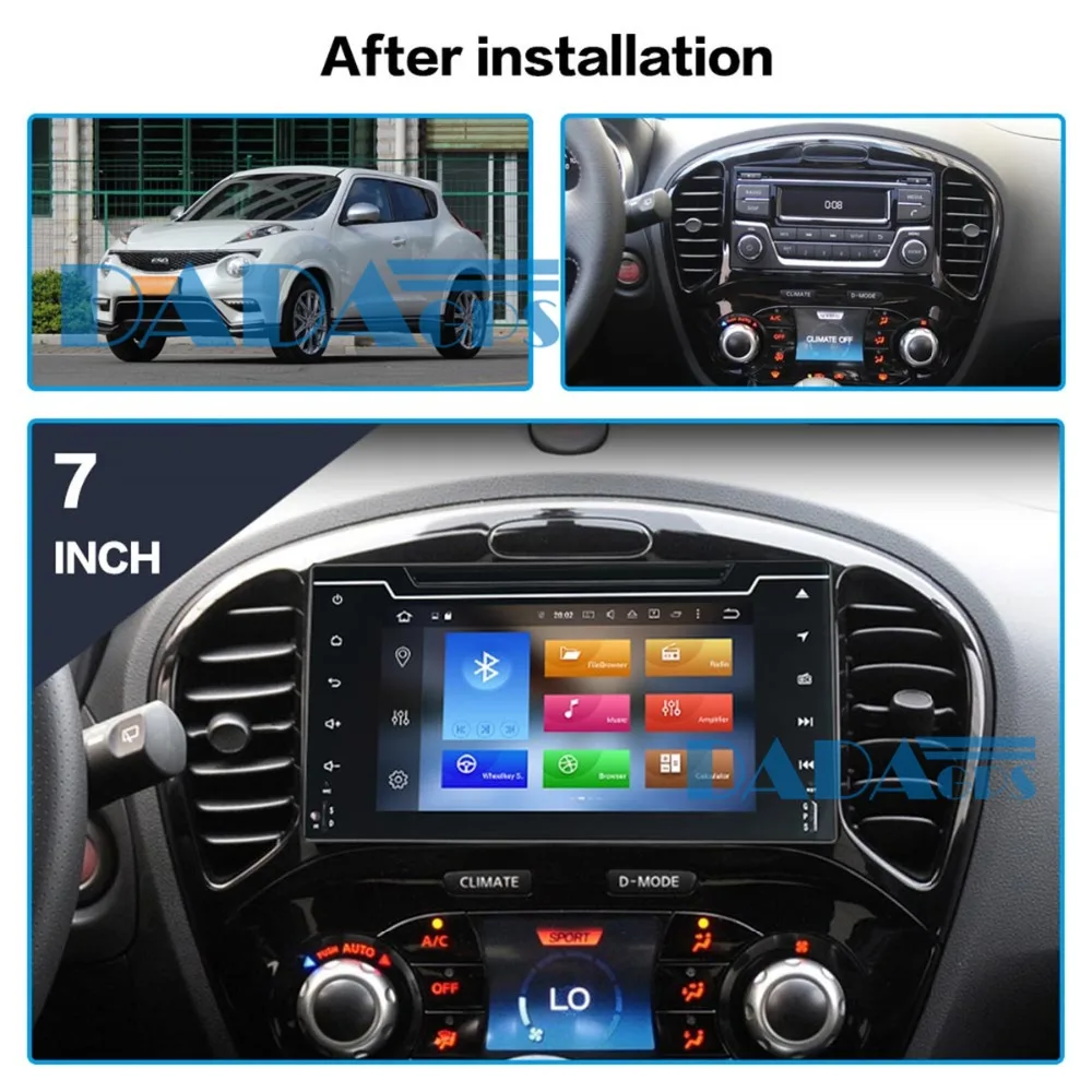 Flash Deal Newest Android8.0 Car Radio DVD Player GPS Navigation for Nissan Juke/Infiniti ESQ 2012-2017 Stereo Multimedia SATNAV Video Auto 4
