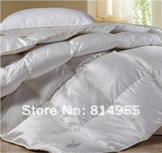 KING 240X210CM 6 Одеяло 95% венгерский Гусь высокое качество пуховое одеяло DOONA 290GSM