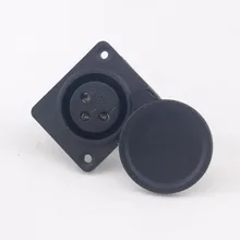 Мобильность частей скутер XLR зарядки Порты и разъёмы с Кепки Зарядное устройство Разъем 10 шт. в упаковке