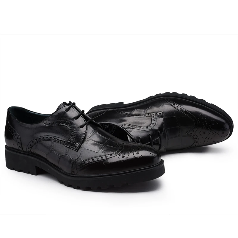 ZGZJYWM/Новые Мужские модельные туфли из натуральной крокодиловой кожи с острым носком на толстой подошве со шнуровкой свадебные мужские туфли оксфорды на плоской подошве