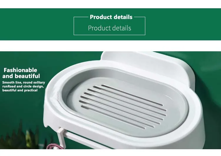 Пластик настенный с сильной вакуумной присоской держатель мыльница