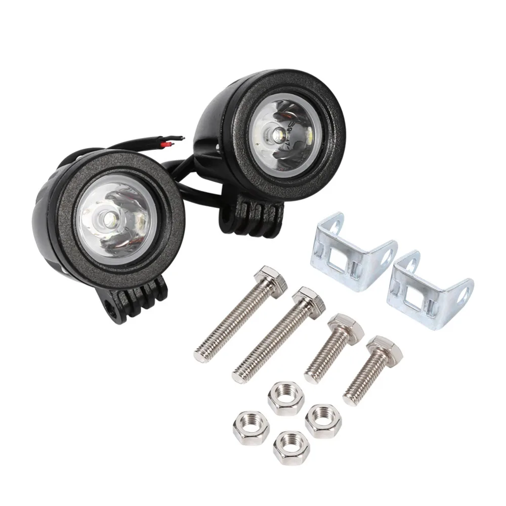 

1Pair 10W LED High Power Work Light Off Road Driving Fog Lamp Spot Motorcycle Motocicleta Accesorios Moto