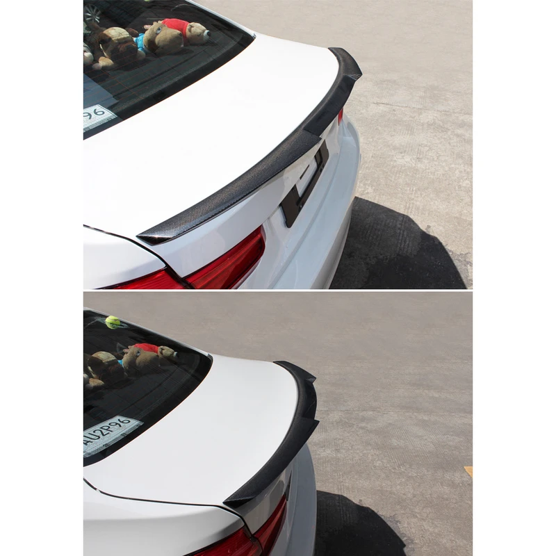 JXLCLYL Carbon Fiber Trunk Spoiler Wing For 15-18  F82 M4 2 Door Coupe Model