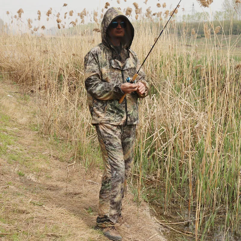 Water Grass Bionic Camouflage Anti-Mosquito Fishing Hunting